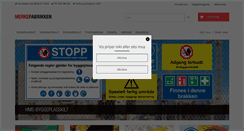 Desktop Screenshot of merkefabrikken.no